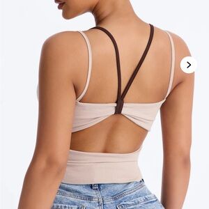 NEW with tags Fashion Nova Della Layered Padded Cami Top